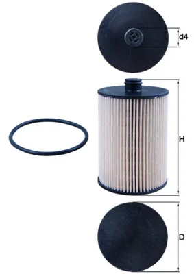 Palivový filtr KNECHT KX226D