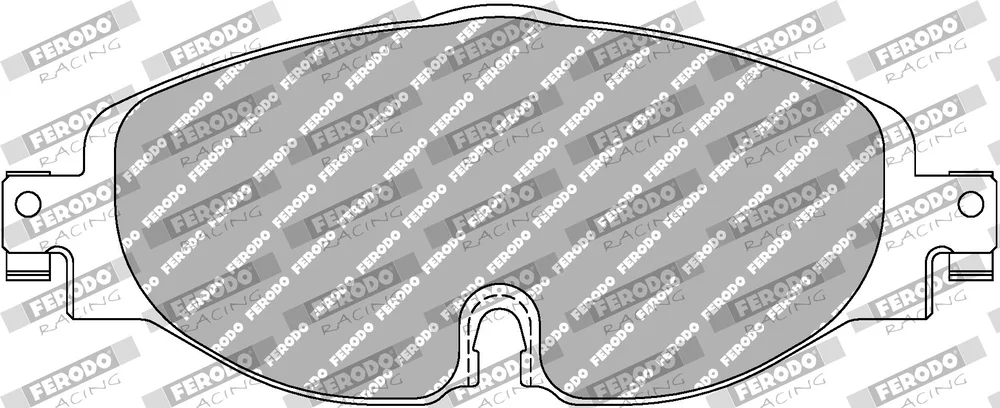 Sada brzdových destiček, kotoučová brzda FERODO RACING FCP4433H