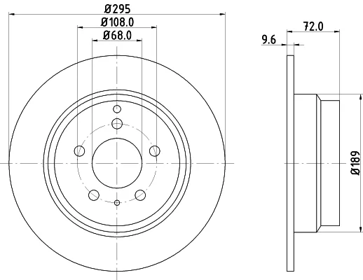 Brzdové kotouče Starline PB1068 Brzdové kotouče Starline PB1068