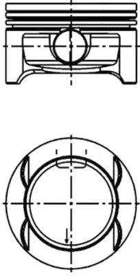 Píst KOLBENSCHMIDT 41642610 Píst KOLBENSCHMIDT 41642610