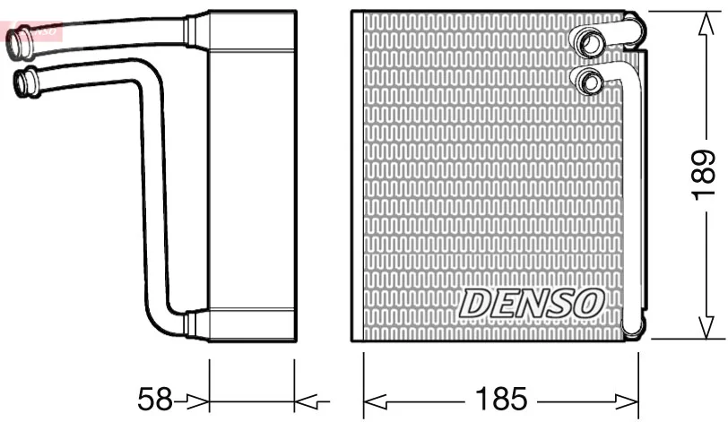 Výparník, klimatizace DENSO DEV09025 Výparník, klimatizace DENSO DEV09025