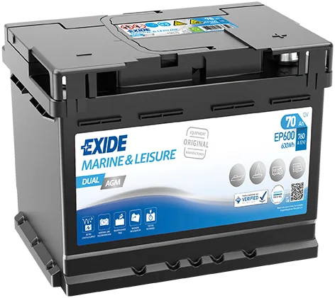 startovací baterie EXIDE EP500 startovací baterie EXIDE EP500