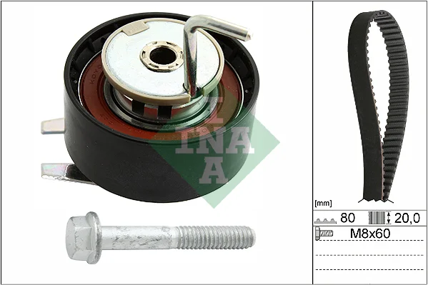 ozubení,sada rozvodového řemene Schaeffler INA 530069210