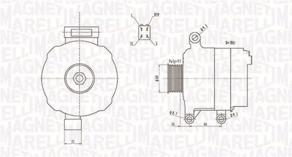 generátor MAGNETI MARELLI 063731728010