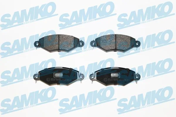 Sada brzdových destiček, kotoučová brzda SAMKO 5SP708