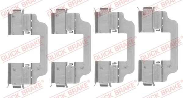 Sada příslušenství, obložení kotoučové brzdy QUICK BRAKE 109-0153