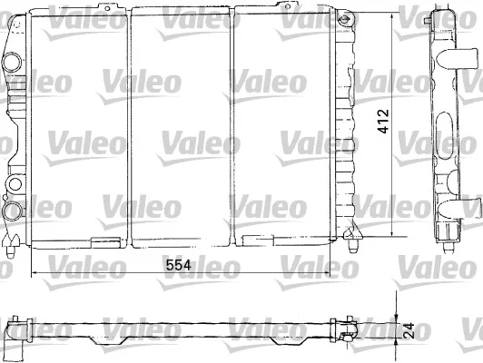 Chladič, chlazení motoru VALEO 731283