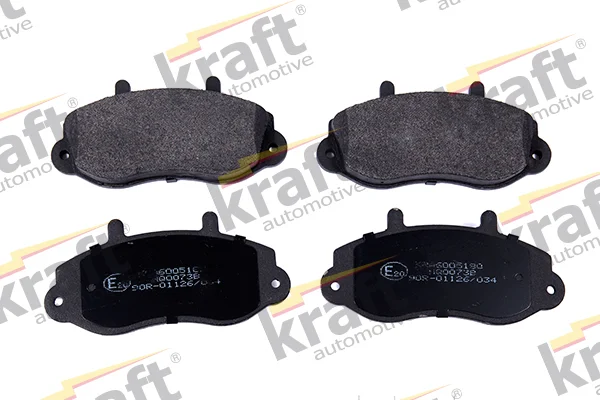 Sada brzdových destiček, kotoučová brzda KRAFT AUTOMOTIVE 6005180