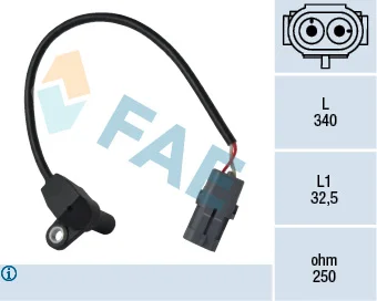 Generátor impulsů, klikový hřídel FAE 79185 – OE 8200128449