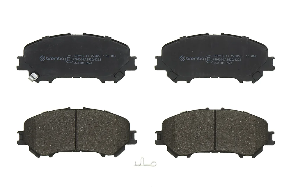 Sada brzdových destiček, kotoučová brzda BREMBO P56099