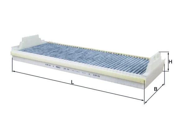 Filtr, vzduch v interiéru MAHLE LAK154