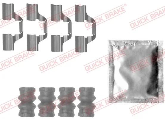 Sada prislusenstvi, oblozeni kotoucove brzdy QUICK BRAKE 109-1827