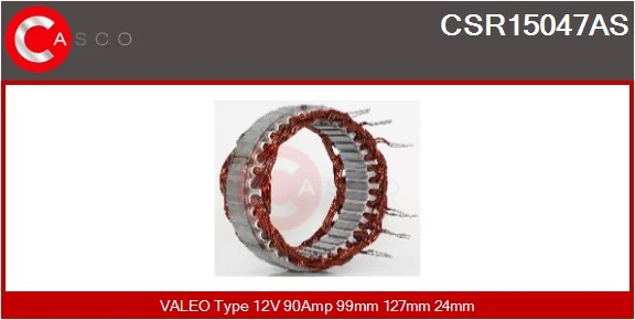 Stator, generátor CASCO CSR15047AS Stator, generátor CASCO CSR15047AS