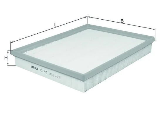 Vzduchový filtr MAHLE LX735