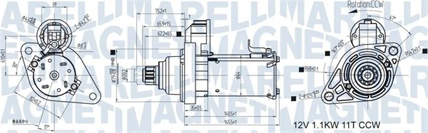 Startér MAGNETI MARELLI 063721533010