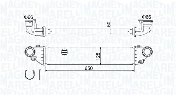 Chladič turba MAGNETI MARELLI 351319204280