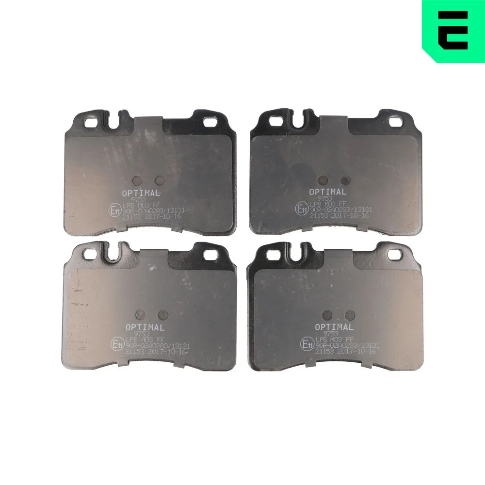 Sada brzdových destiček, kotoučová brzda OPTIMAL BP-09753