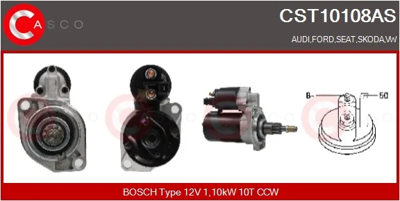 Startér CASCO CST10108AS