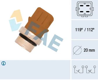 Teplotní spínač FAE 35580 Teplotní spínač FAE 35580