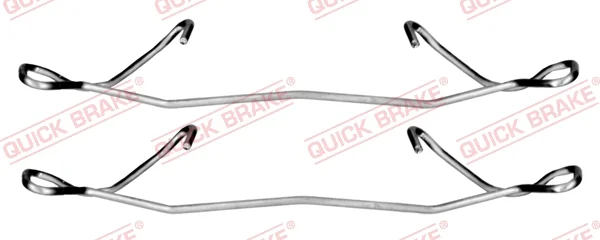 Sada prislusenstvi, oblozeni kotoucove brzdy QUICK BRAKE 109-1180