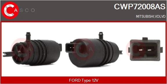 Vodní čerpadlo ostřikovače, čistění skel CASCO CWP72008AS