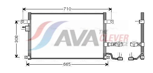 Kondenzátor, klimatizace AVA Clever Choice DW5056D