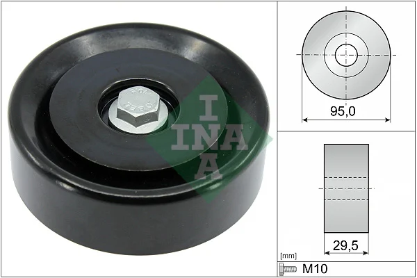 Vratná/vodicí kladka, klínový žebrový řemen Schaeffler INA 532095910
