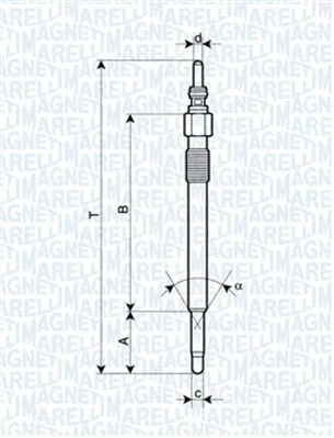 Zhavici svicka MAGNETI MARELLI 062900050304 – OE 062905061A