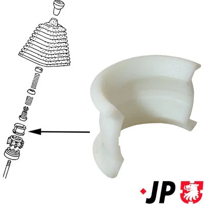 Pouzdro, řadicí tyč JP GROUP 1131400600 – OE 823711255