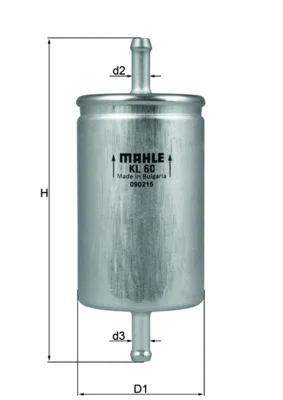 Palivový filtr MAHLE KL60