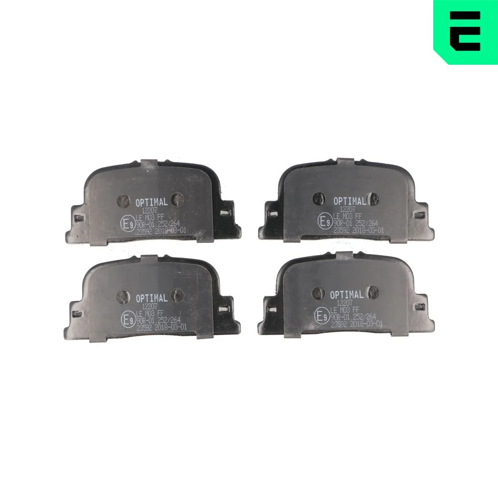 Sada brzdových destiček, kotoučová brzda OPTIMAL BP-12207