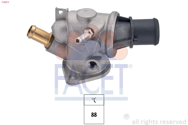 Termostat, chladivo FACET 7.8411 – OE 60663619