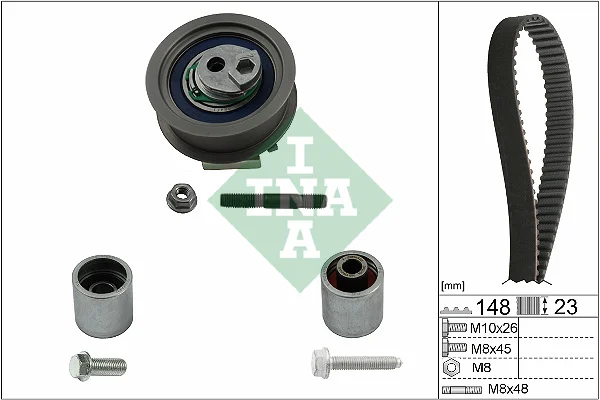 ozubení,sada rozvodového řemene Schaeffler INA 530044510 ozubení,sada rozvodového řemene Schaeffler INA 530044510