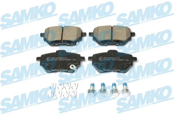Sada brzdových destiček, kotoučová brzda SAMKO 5SP2251