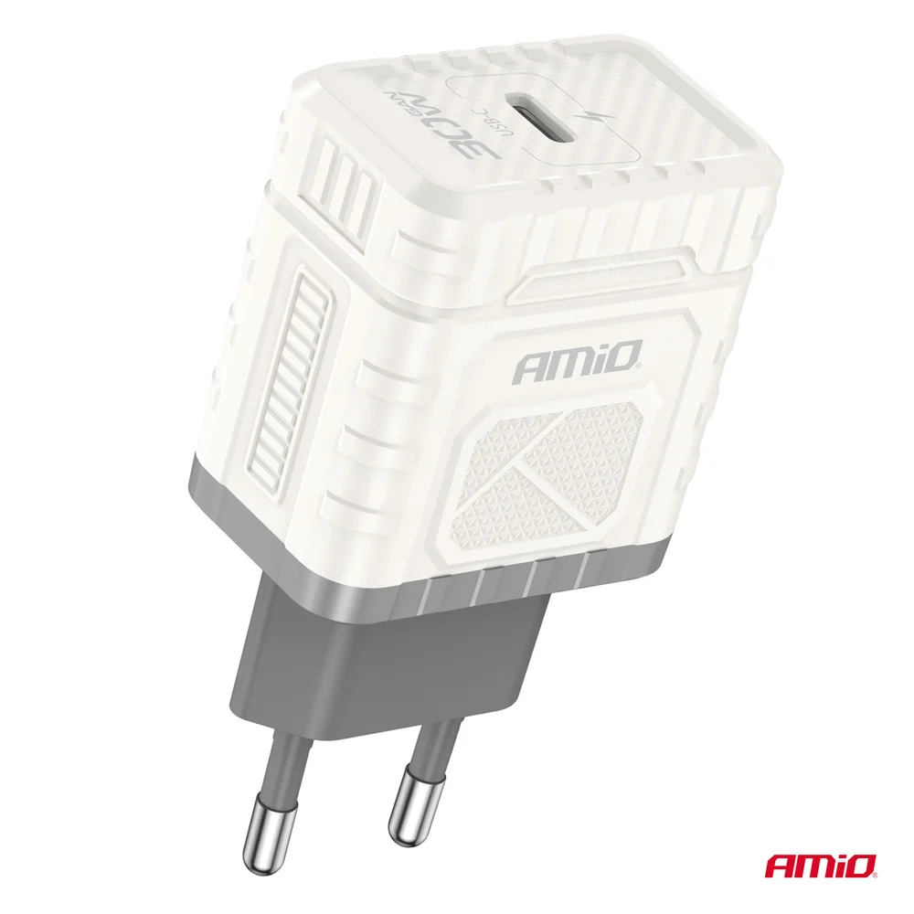 Síťová nabíječka Quick Charge GaN PD 30W USB-C AMiO-04285 - Obrázek 2