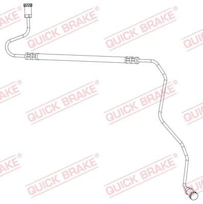 Brzdová hadice QUICK BRAKE 96.017 – OE 488869