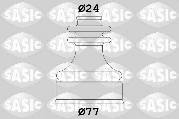 Sada měchů, hnací hřídel SASIC 4003425 – OE 7701465911