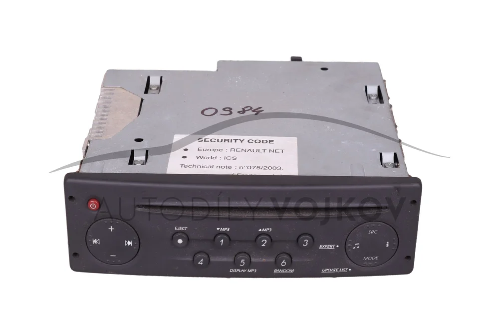 Autoradio CD – 8200622638 v:104060