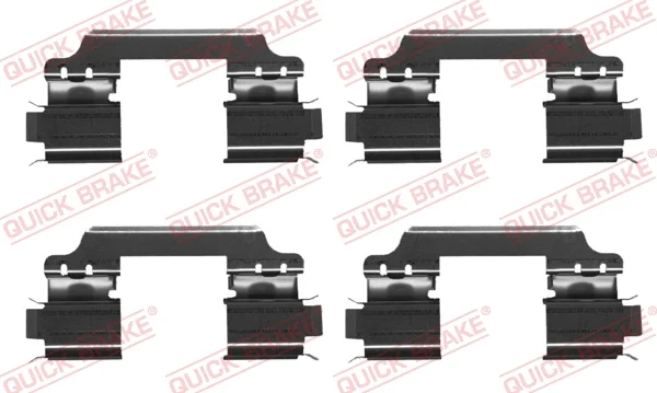 Sada prislusenstvi, oblozeni kotoucove brzdy QUICK BRAKE 109-1707
