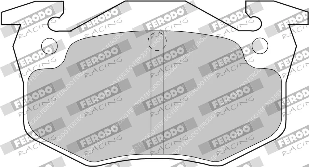 Sada brzdových destiček, kotoučová brzda FERODO RACING FCP558R