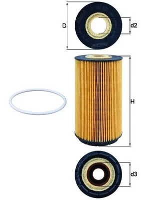 Olejový filtr KNECHT OX557D