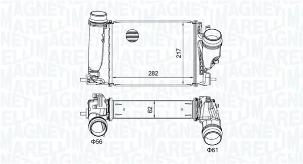 Chladič turba MAGNETI MARELLI 351319205830