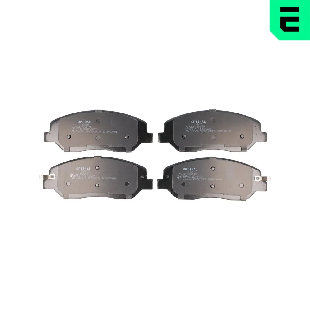 Sada brzdových destiček, kotoučová brzda OPTIMAL BP-12450
