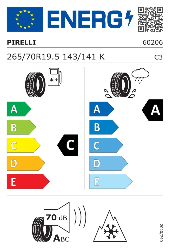 265/70R19.5 CPI R02PT PIRELLI 265/70R19.5CPIR02PT