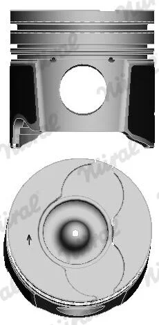 Píst NÜRAL 87-114700-00 – OE 0628N3 Píst NÜRAL 87-114700-00 – OE 0628N3