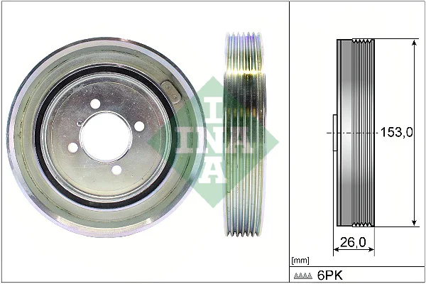 remenice, klikovy hridel Schaeffler INA 544004010