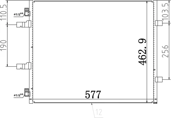 CHLADIČ KLIMATIZ.VIVARO 2.0CDTI 01- HART 616713 CHLADIČ KLIMATIZ.VIVARO 2.0CDTI 01- HART 616713