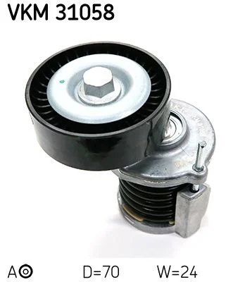 SK VKM31058 Napínací kladka klínového řemenu SKF 44167