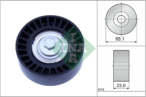 Vratná/vodicí kladka, klínový žebrový řemen Schaeffler INA 532088210