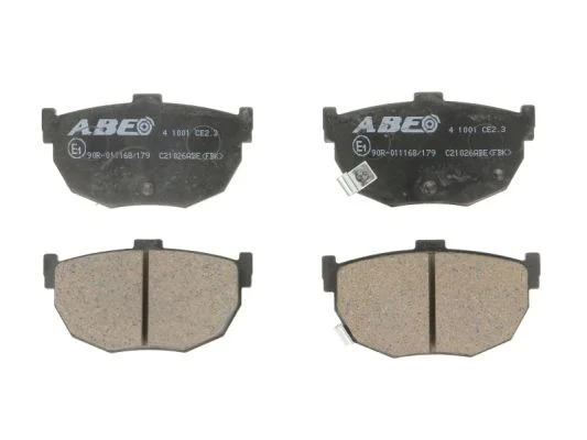 Sada brzdových destiček, kotoučová brzda ABE C21026ABE Sada brzdových destiček, kotoučová brzda ABE C21026ABE